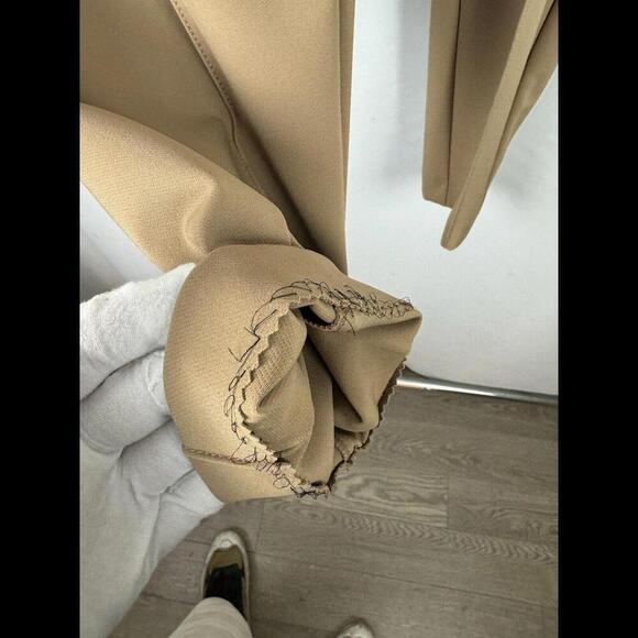 Lafayette 148 New York Gramercy Ankle Trouser Pants Tan Size 8 US - Picture 5 of 7